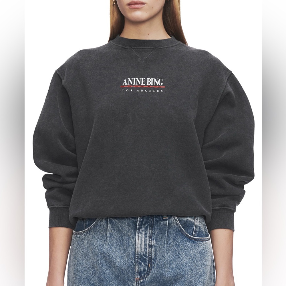 Anine Bing Ramona Link Sweatshirt Size XS